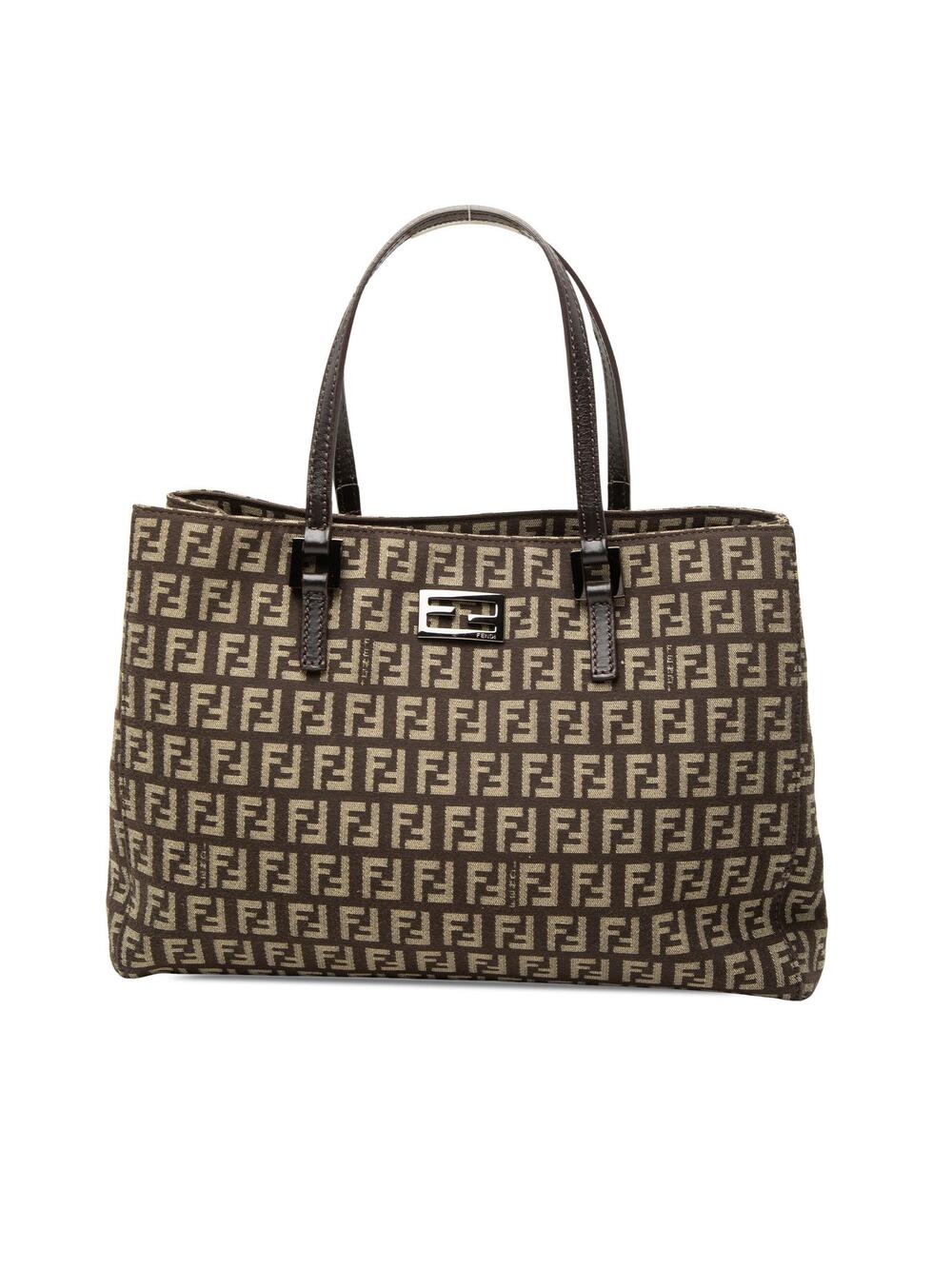 Fendi Small Zucchino Canvas Tote Pre- #357609F62B